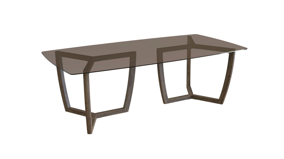 Gift Dining Table - Glass Top - 240 cm