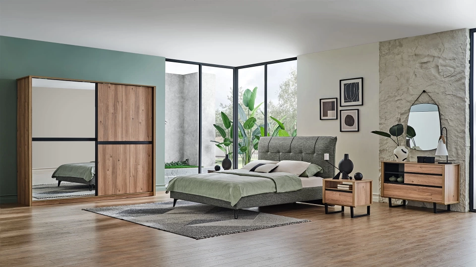 Sliding Wardrobe with 2 Doors - 240 cm