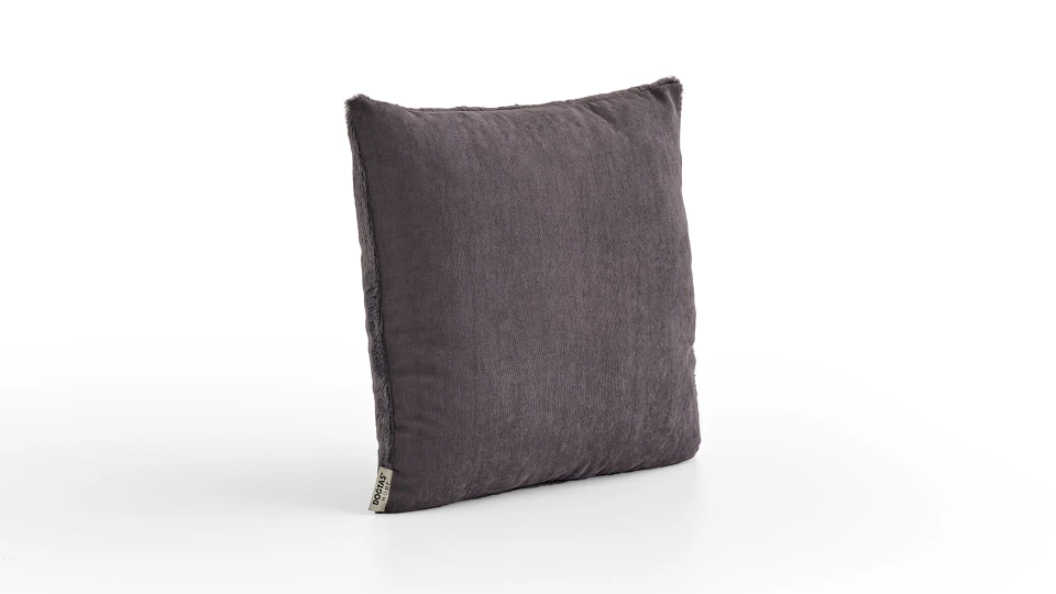 Anthracite Plush Cushion