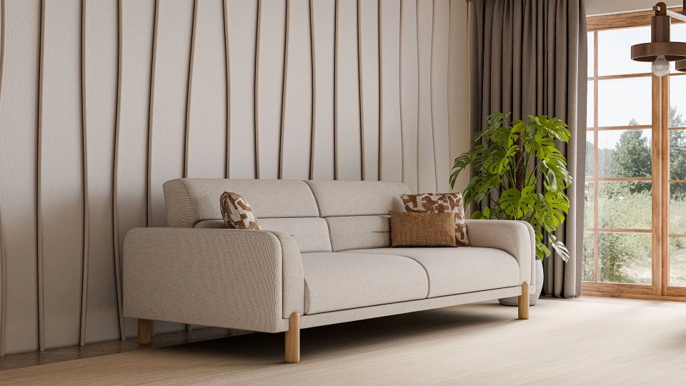 Legna Triple Sofa Bed