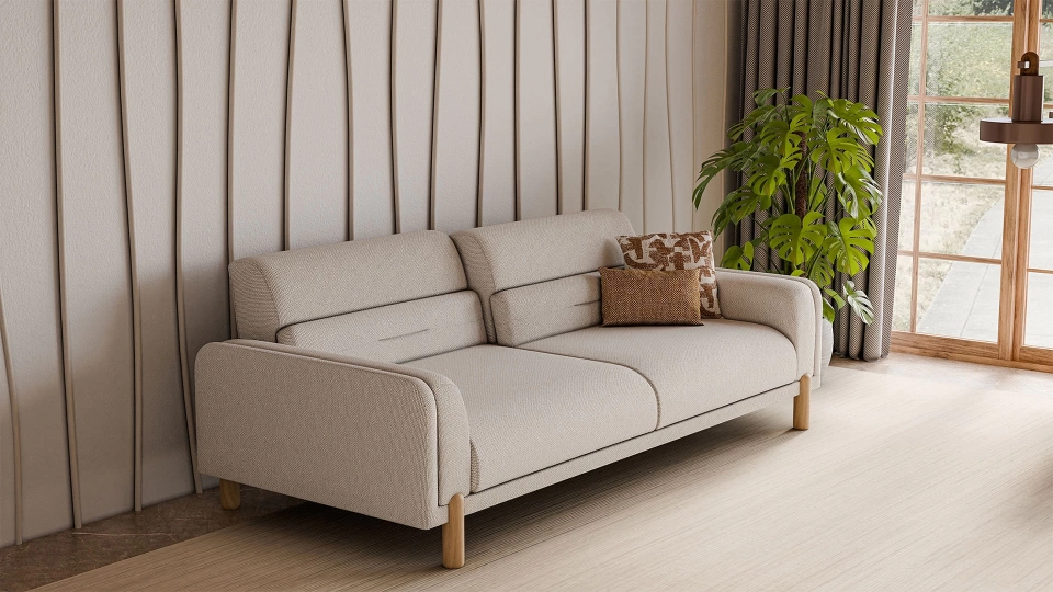 Legna Triple Sofa Bed