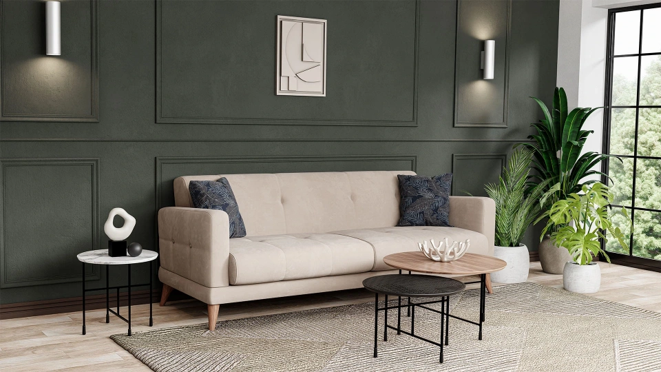 Mayer Üçlü Koltuk Yataklı