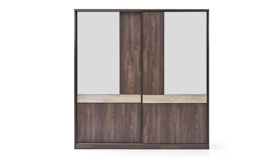 Piero 2 Kapaklı - Sürgülü Dolap - 210 cm