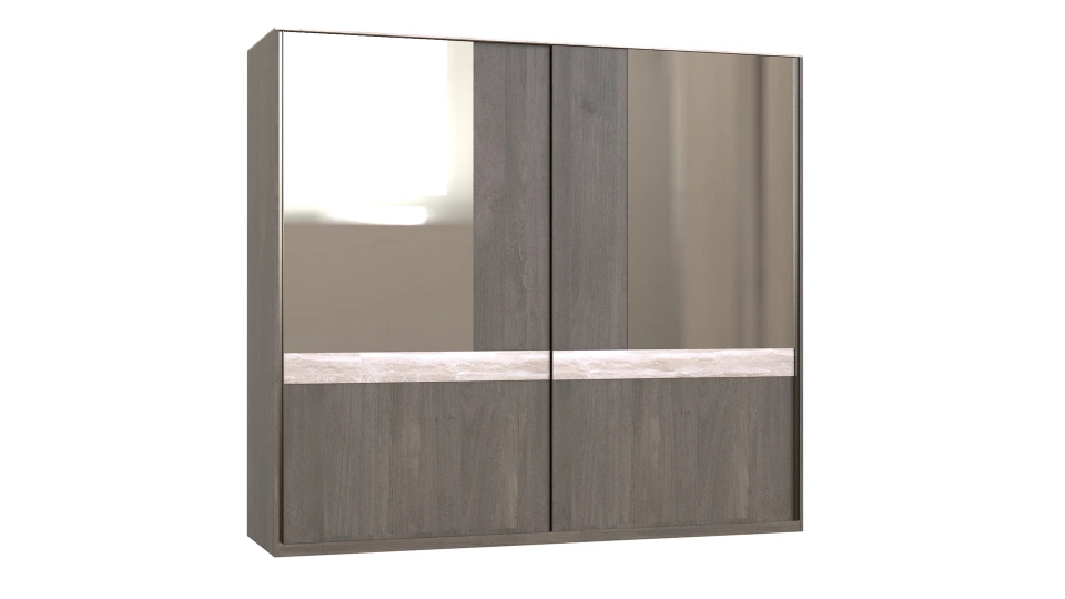 Piero 2 Door Sliding Wardrobe - 240 cm