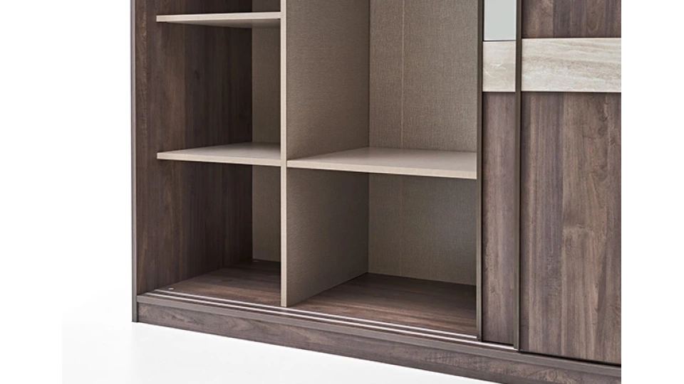 Piero 2 Door Sliding Wardrobe - 240 cm