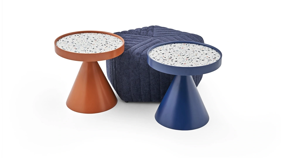 Yang Yang Yan Side Table - Blue