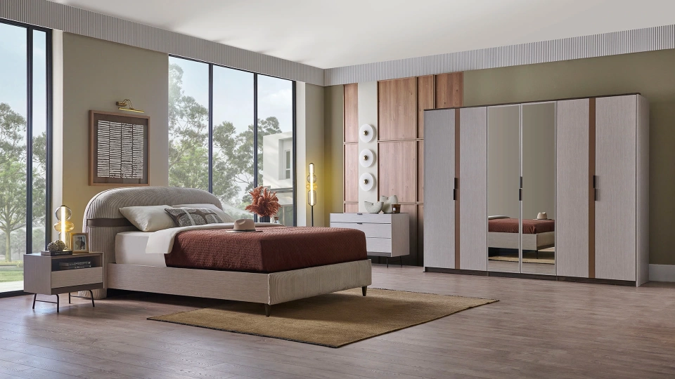 LEA 6-Door Wardrobe