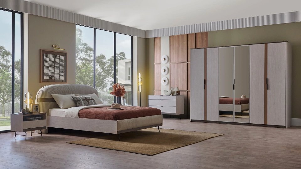 LEA 6-Door Wardrobe