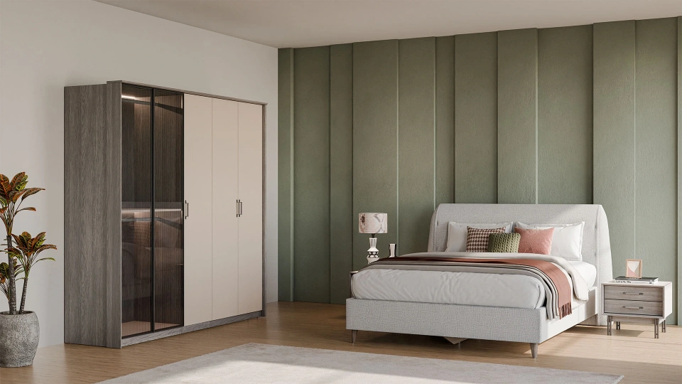 Calista Upholstered Bed Base - 160 cm