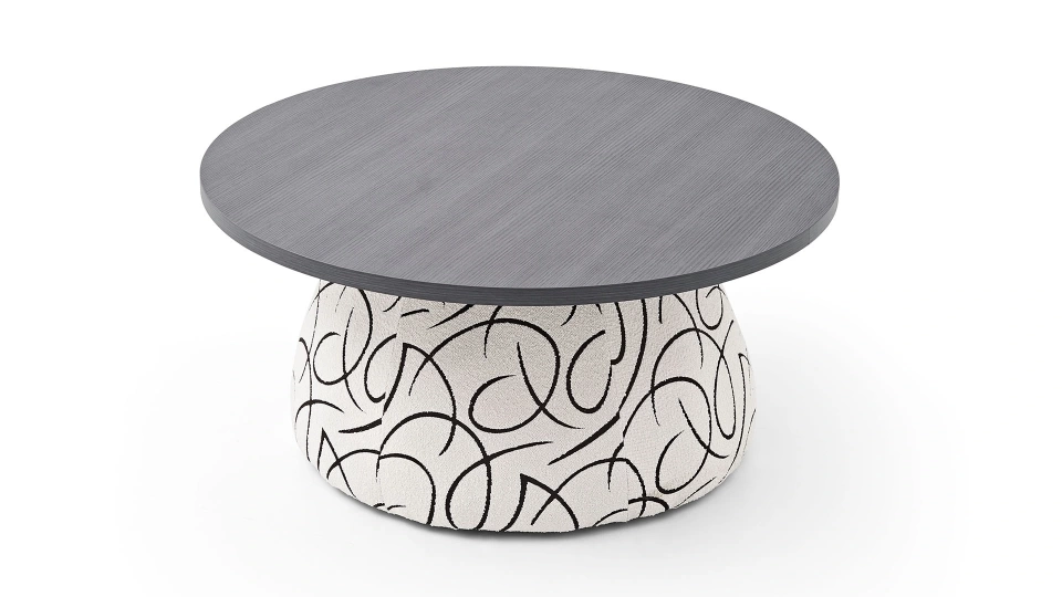 Arch Coffee Table - Upholstered
