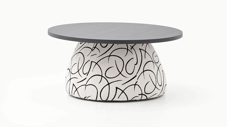 Arch Coffee Table - Upholstered