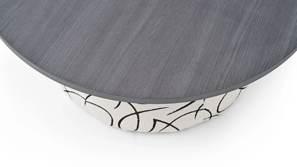 Arch Coffee Table - Upholstered