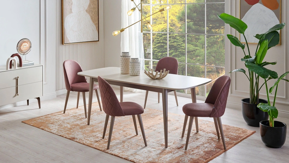 Milena Extendable Dining Table - 160 cm