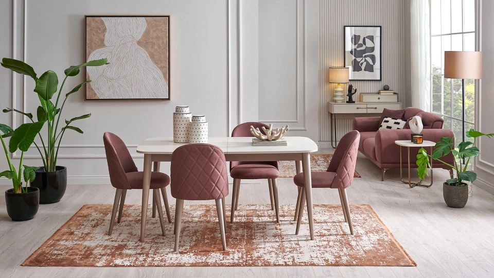 Milena Extendable Dining Table - 160 cm