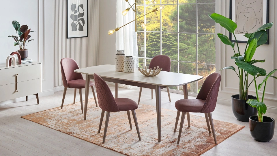 Milena Extendable Dining Table - 160 cm
