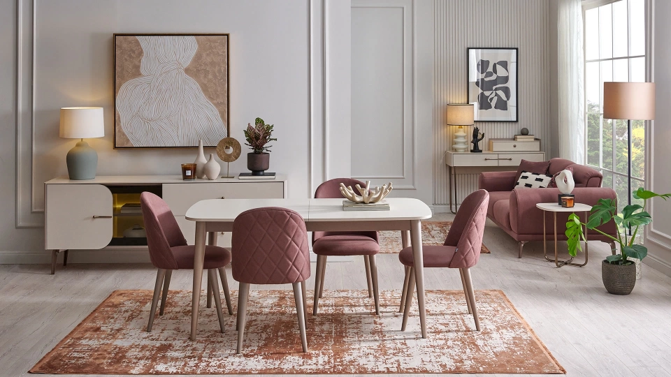Milena Extendable Dining Table - 160 cm