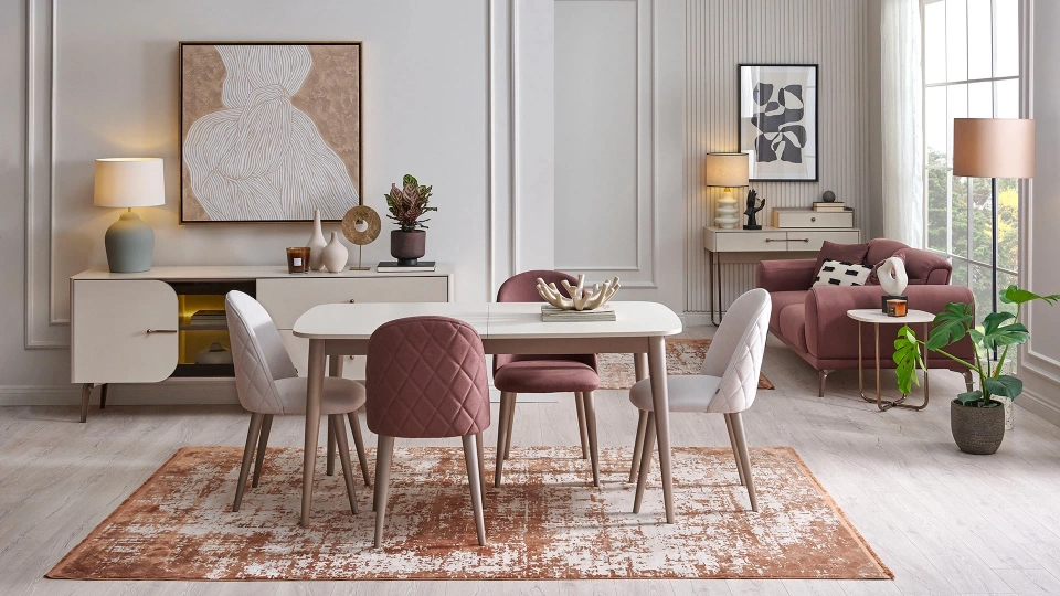 Milena Extendable Dining Table - 160 cm