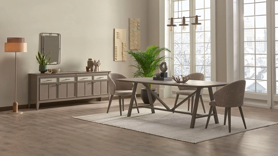 Savana Sabit Yemek Masası - 200 cm