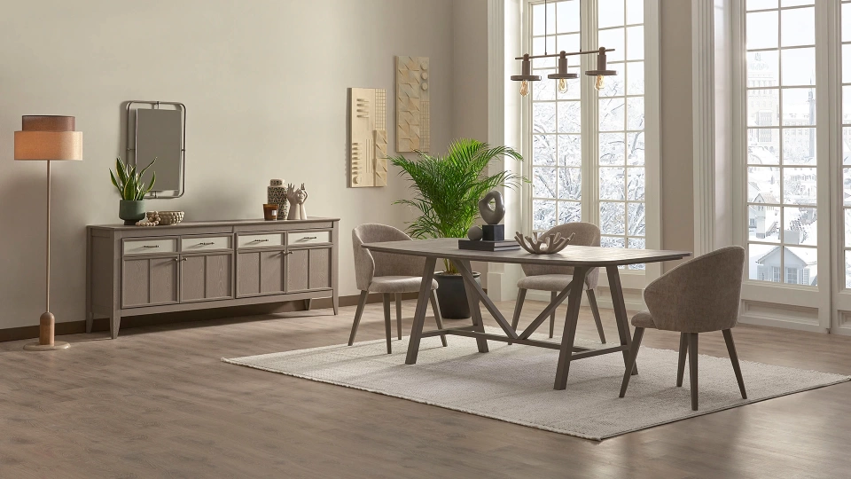 Savana Sabit Yemek Masası - 200 cm