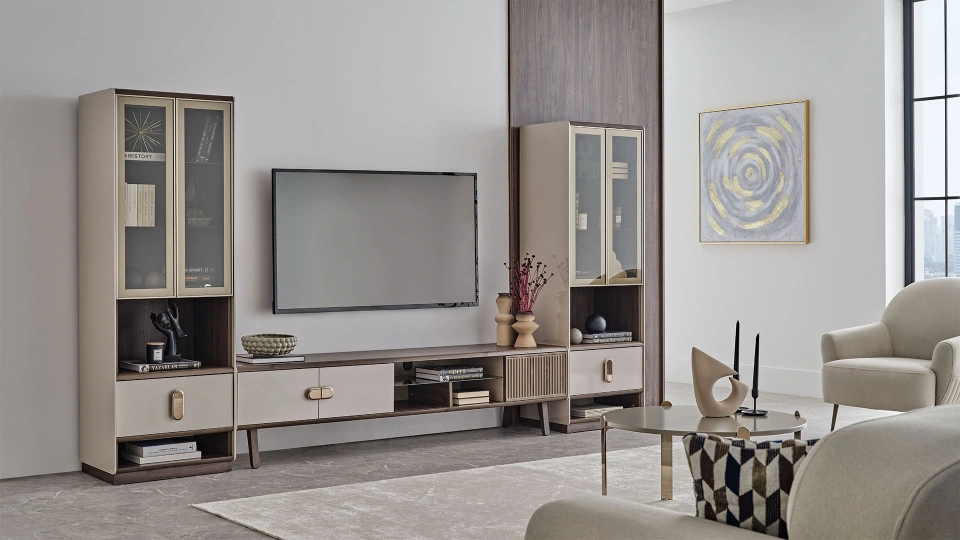Bend TV Unit Bottom Module - 180 cm