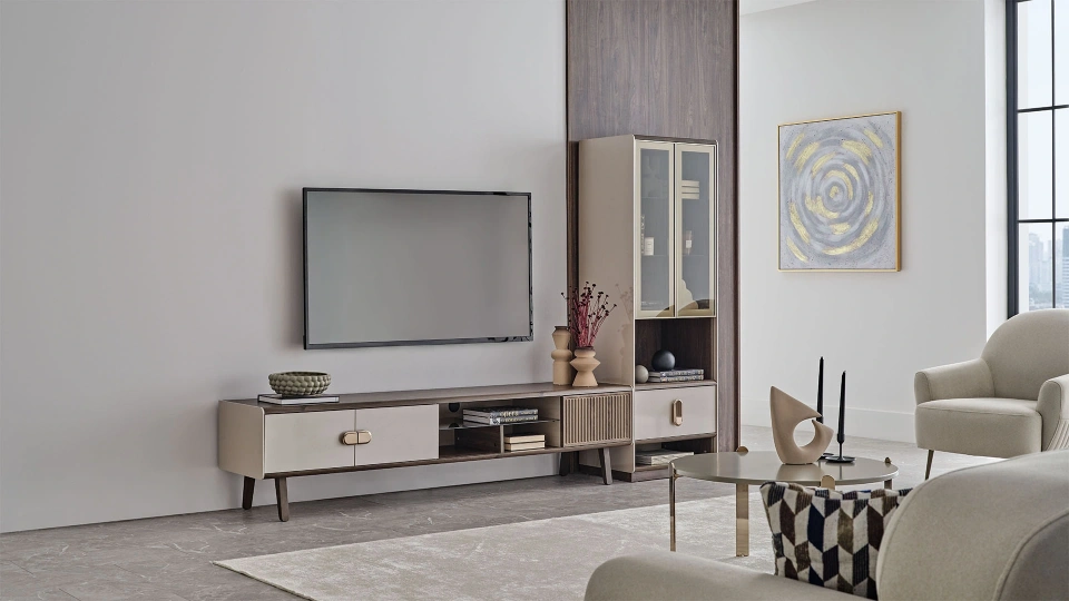 Bend TV Unit Bottom Module - 180 cm