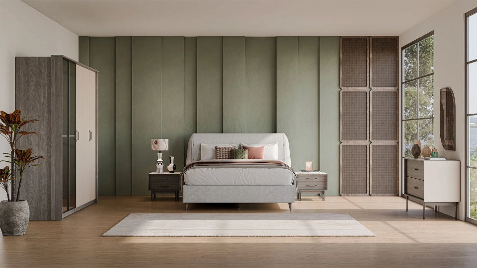 Calista Upholstered Bed Base - 160 cm