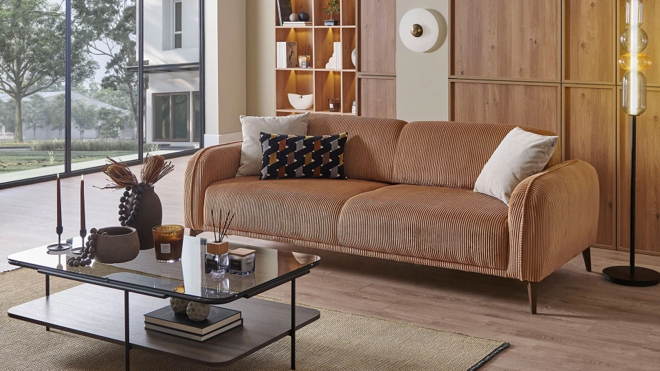 Lea Triple Seater Sofa
