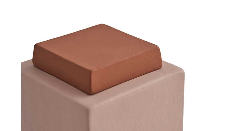 Square Lid Vase