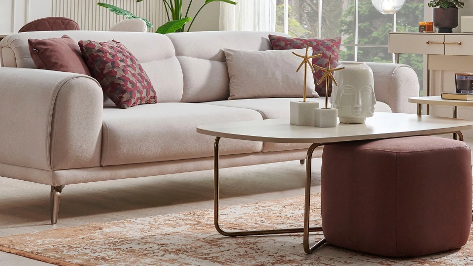 Milena Three-Seater Sofa