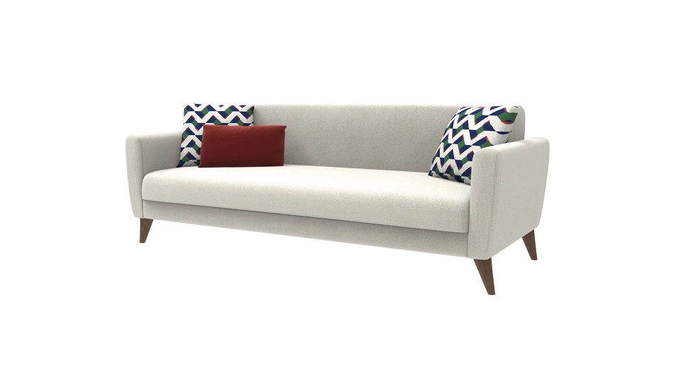 Mona Line Three-Seater Sofa