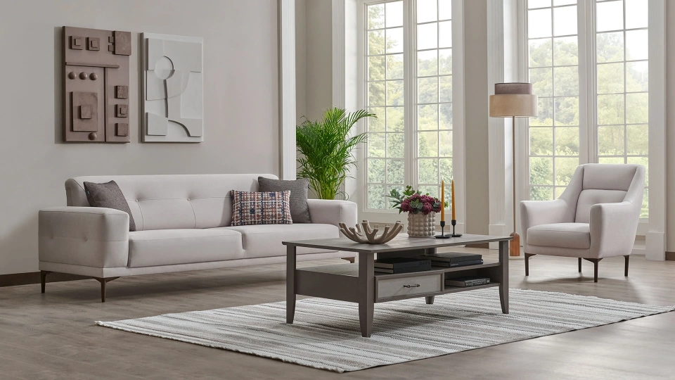 Elissa Three-Seater Sofa