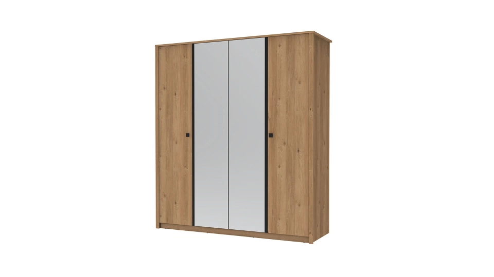 Bold 4-Door Wardrobe