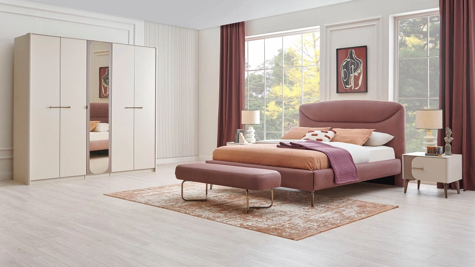Milena 5-Door Wardrobe