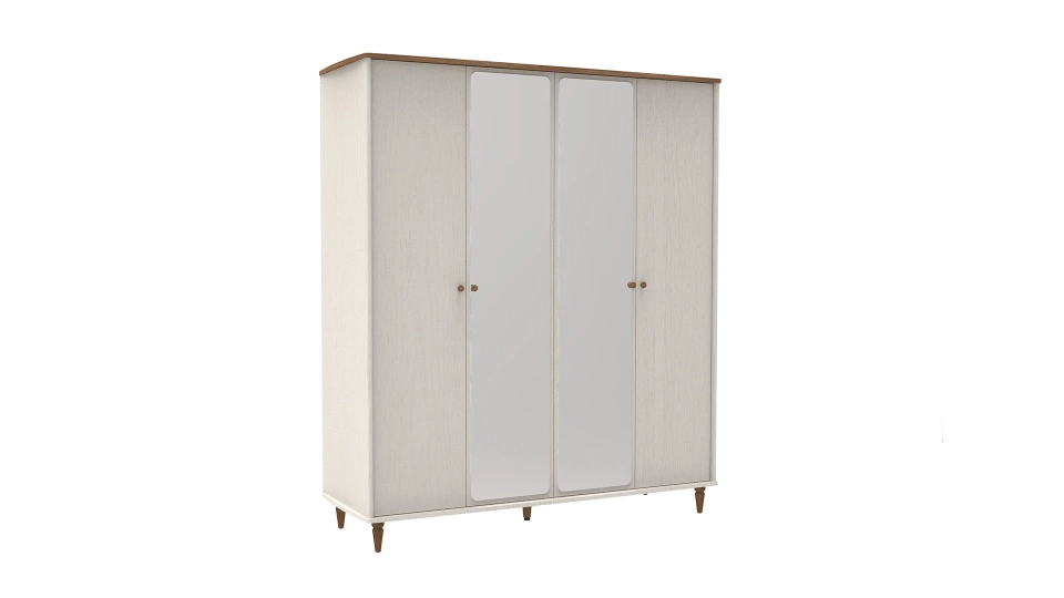 Bloom 4 Door Wardrobe