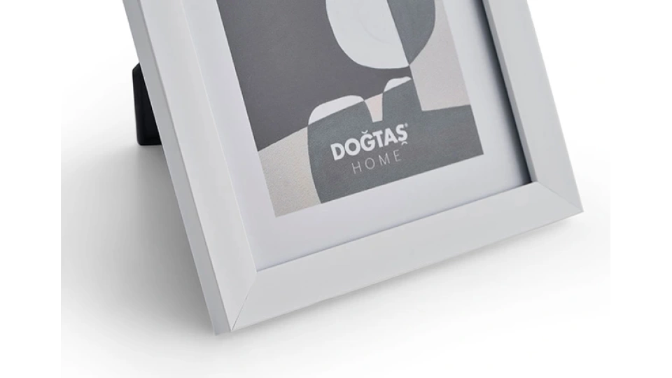 Doğtaş Home Adel White Frame - 15 x 21 cm