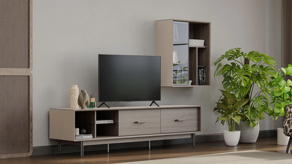 Calista TV Unit Lower Module - 196 cm