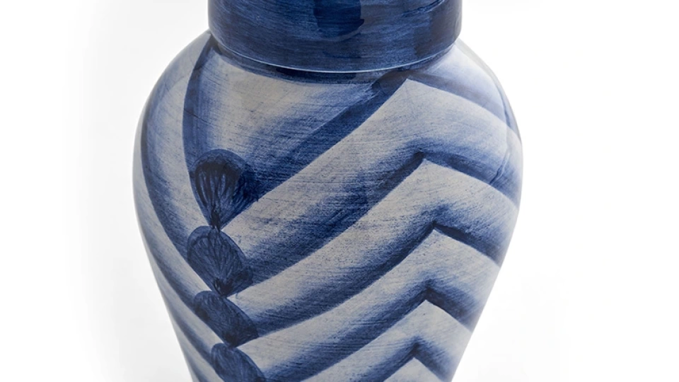 Navy Blue Cube Object