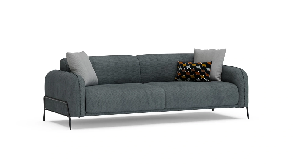 Lea Three-Seater Sofa