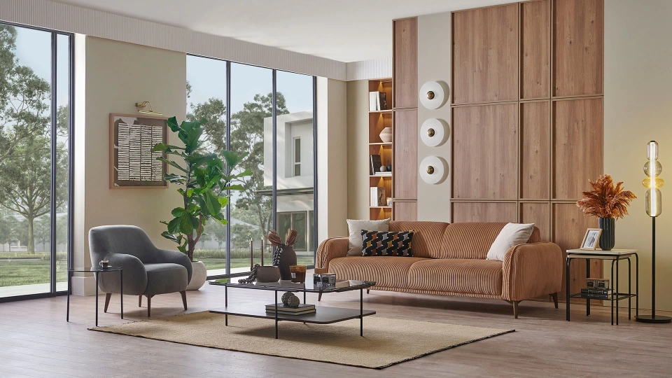 Lea Triple Seater Sofa