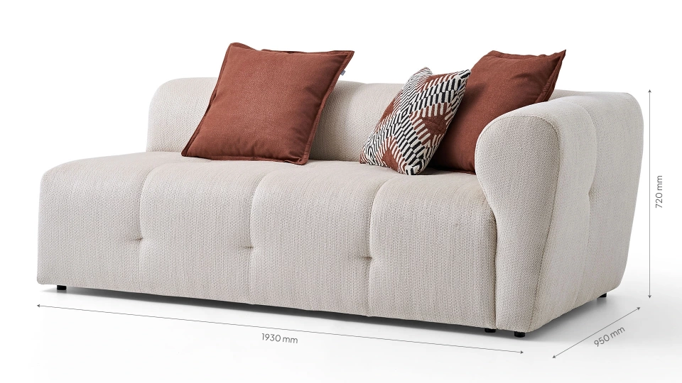 Bien Double Corner Module - Right Armrest
