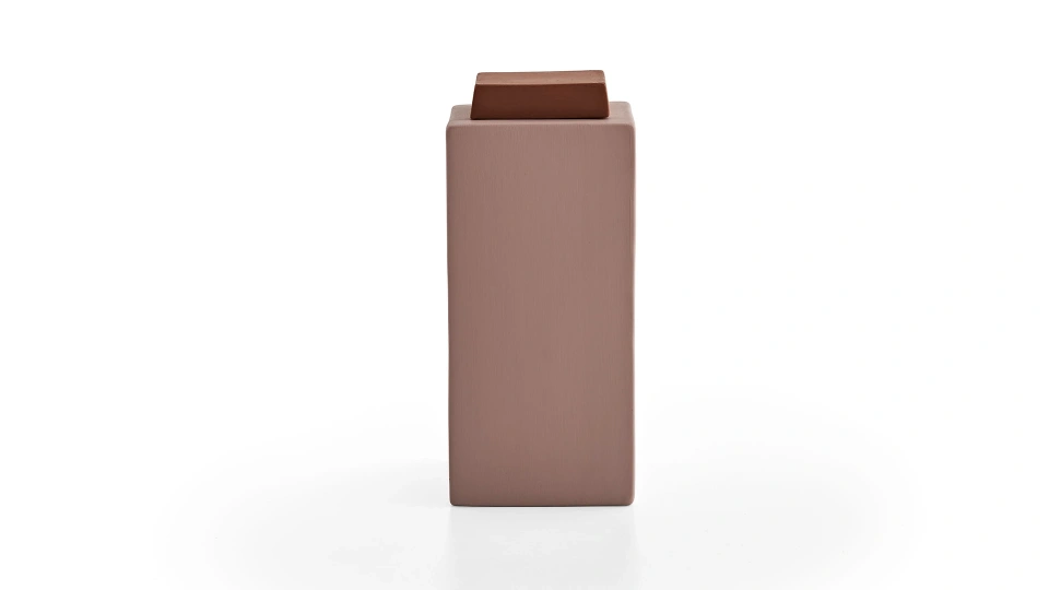 Square Lid Vase