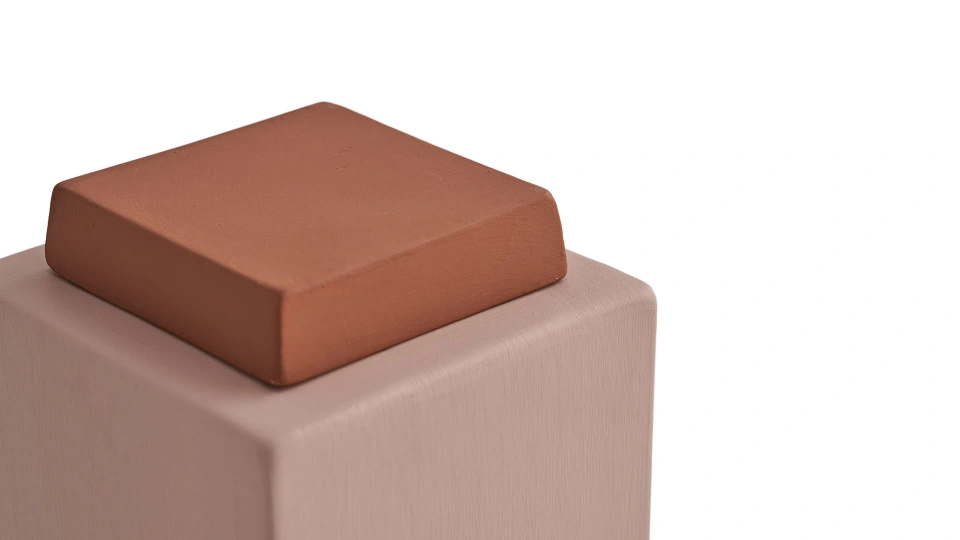 Square Lid Vase