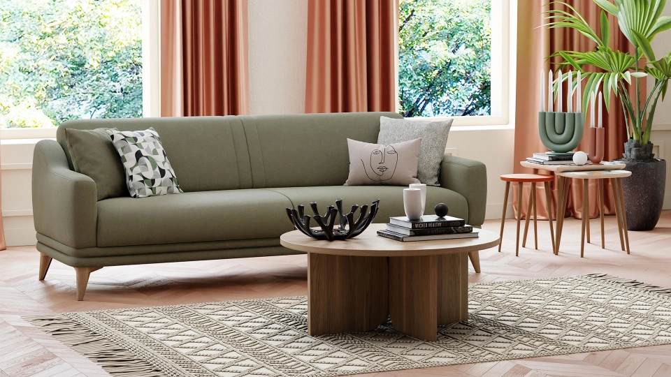 Frame Three Seater Sofa