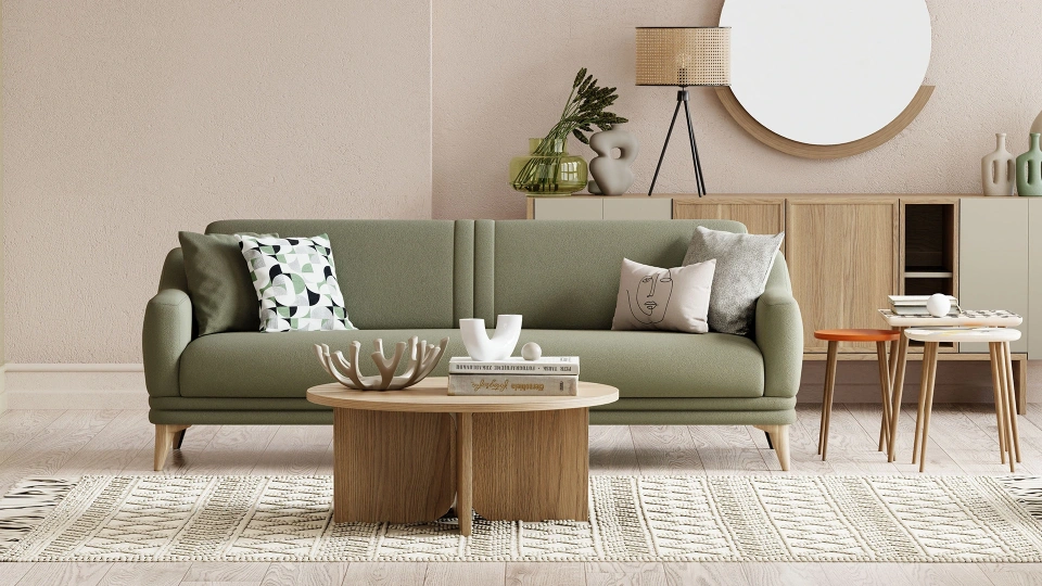 Frame Three Seater Sofa