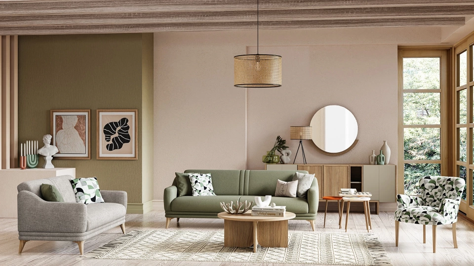 Frame Three Seater Sofa