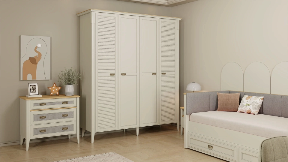 Toscana 4 Kapaklı Dolap