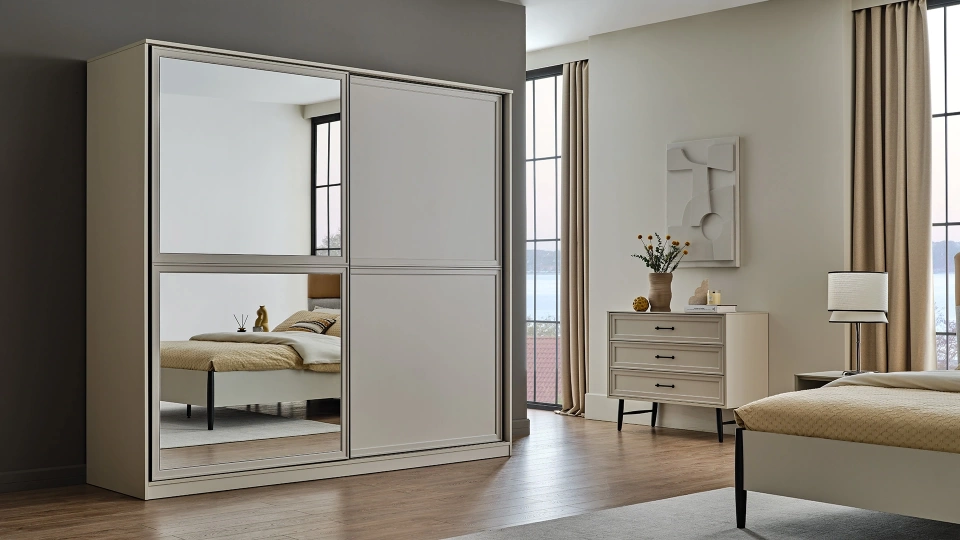 Trento Sliding Wardrobe - 240 cm