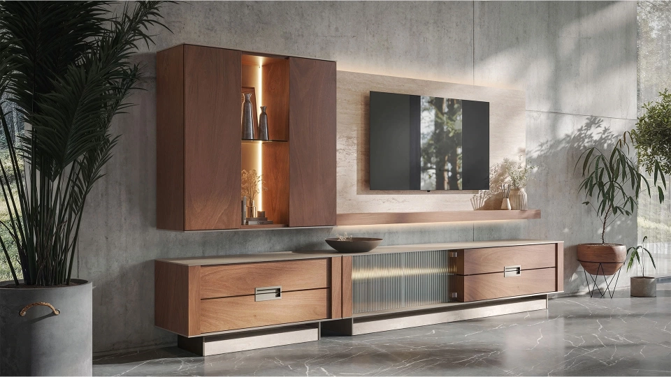 Moderna Tv Ünitesi Alt Modül - 210 cm