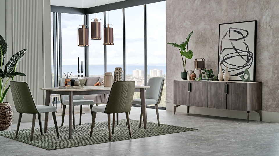 Piero Fixed Dining Table - 180 cm - Terni