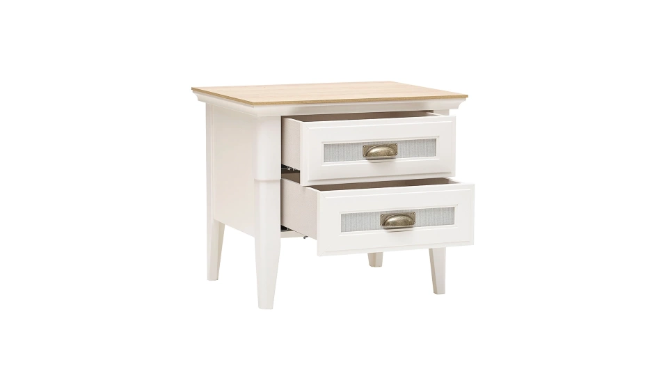 Tuscany Bedside Table - 2 Drawers